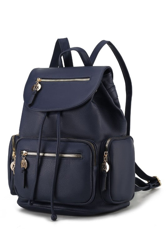 Chic Vegan Leather Ivanna Oversized Backpack