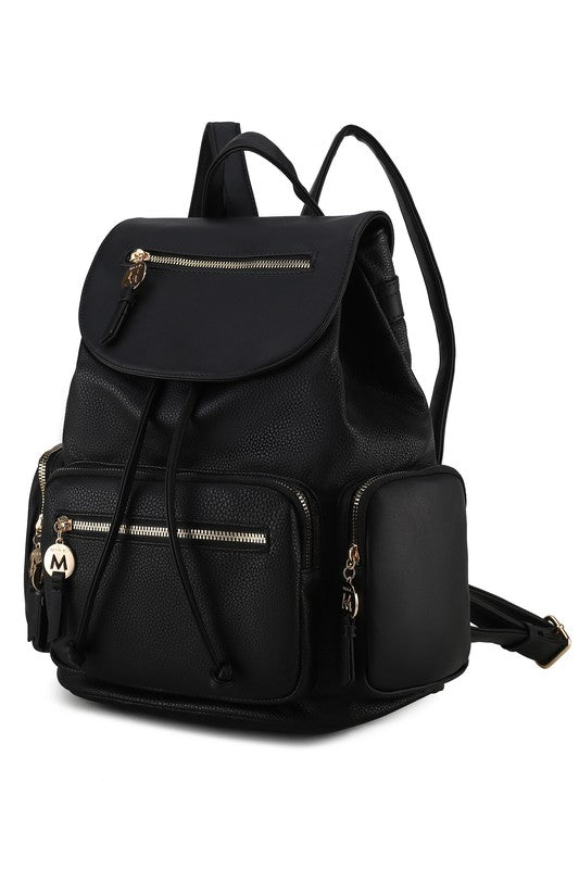 Chic Vegan Leather Ivanna Oversized Backpack