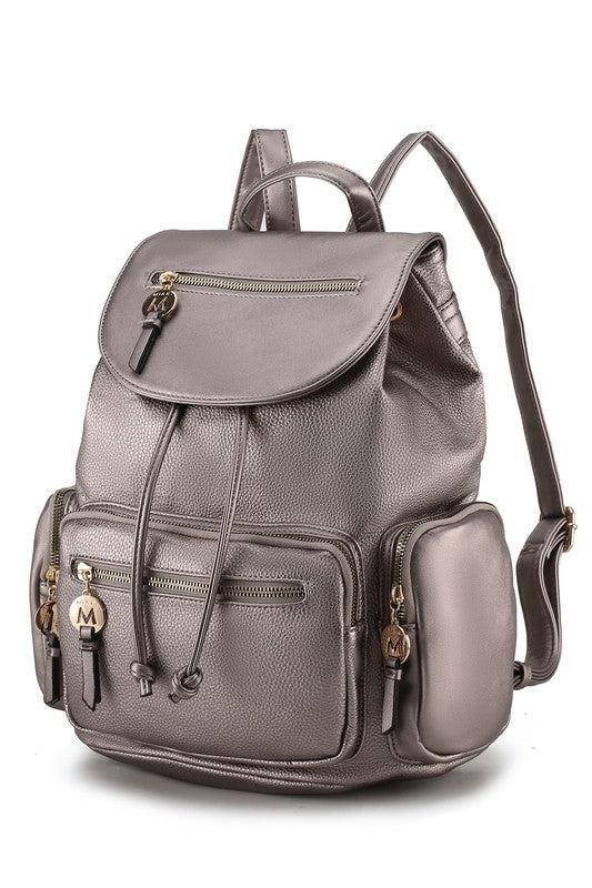 Chic Vegan Leather Ivanna Oversized Backpack