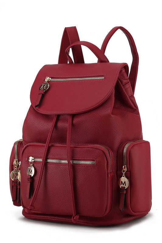 Chic Vegan Leather Ivanna Oversized Backpack