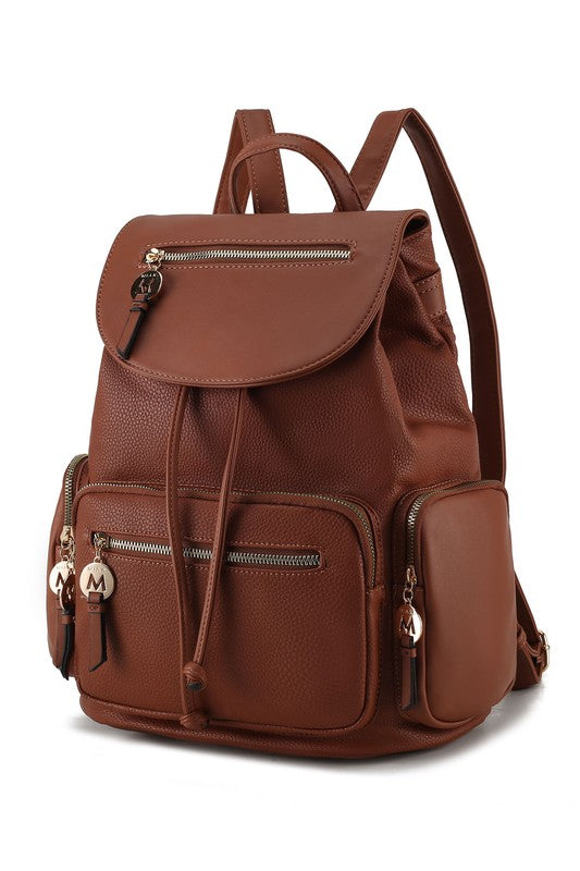 Chic Vegan Leather Ivanna Oversized Backpack