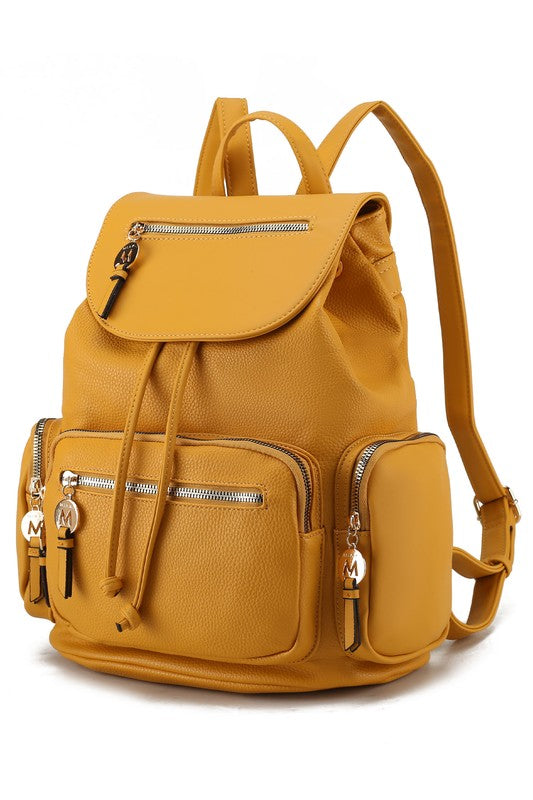 Chic Vegan Leather Ivanna Oversized Backpack