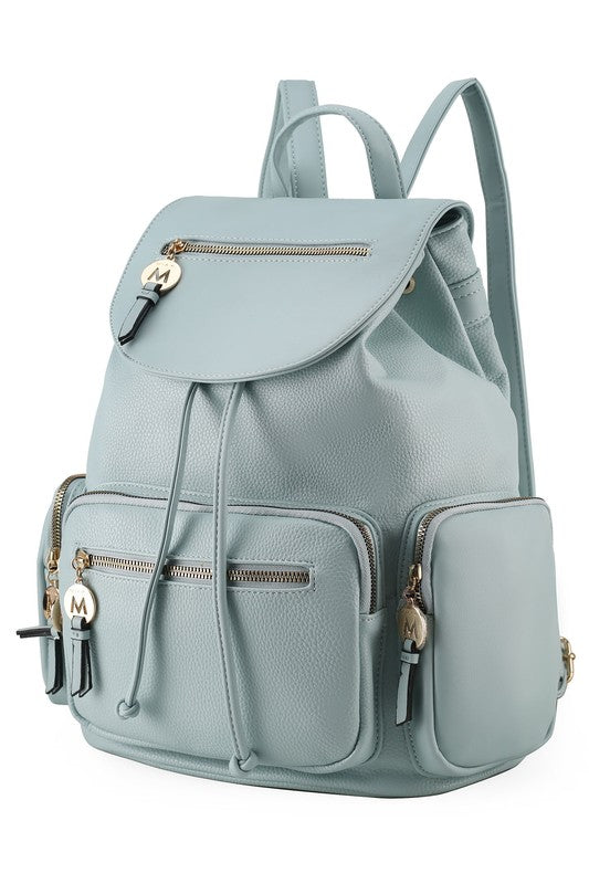 Chic Vegan Leather Ivanna Oversized Backpack