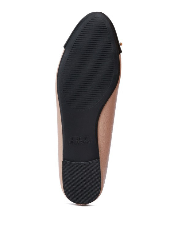 Minato Two Tone Ballet Flats - Undeniably LUXE