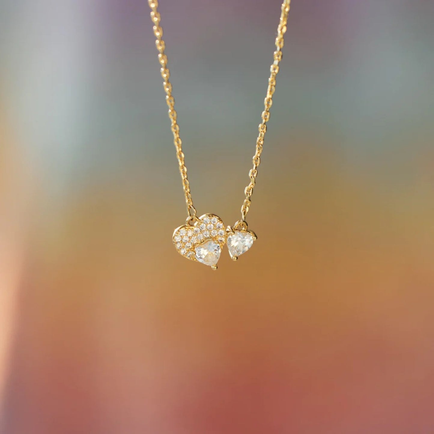 18K Gold-Plated Heart Necklace