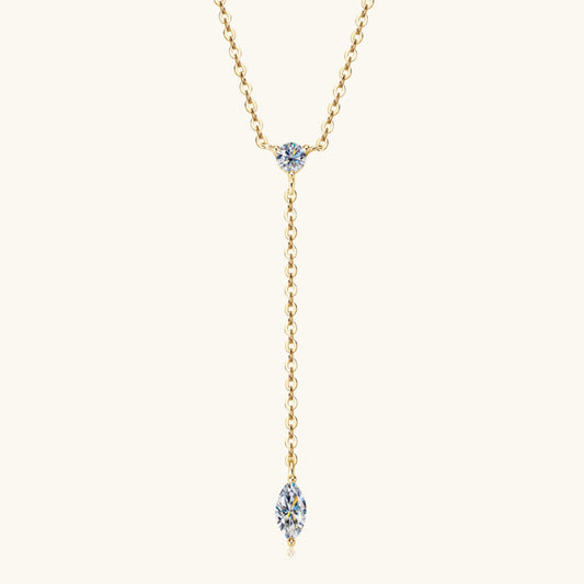 Moissanite Sterling Silver Necklace