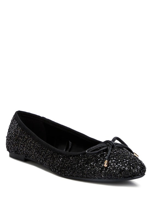 Ringo Sequin Embellished Ballet Flats - Undeniably LUXE