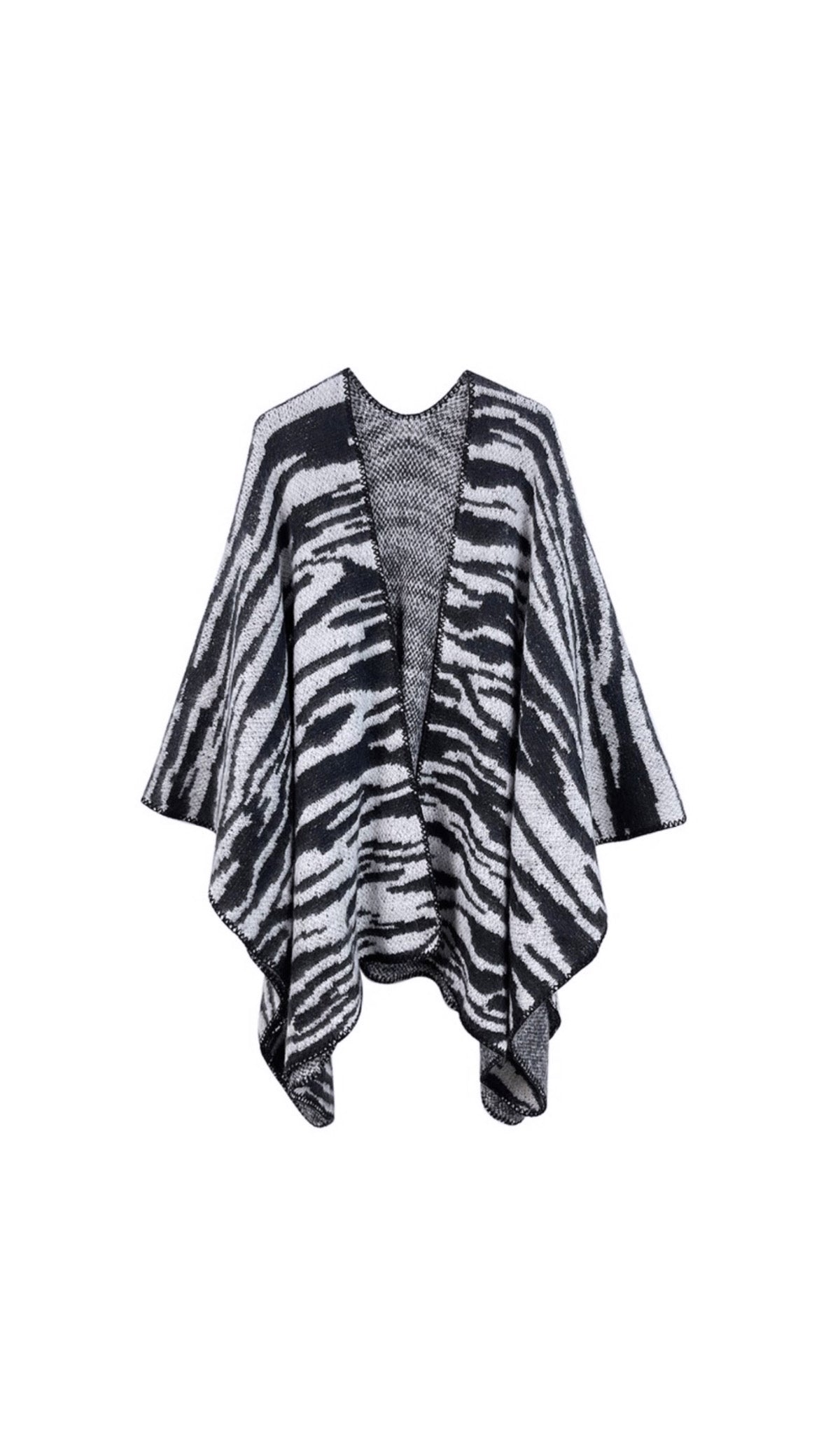 Zebra Print Kimono