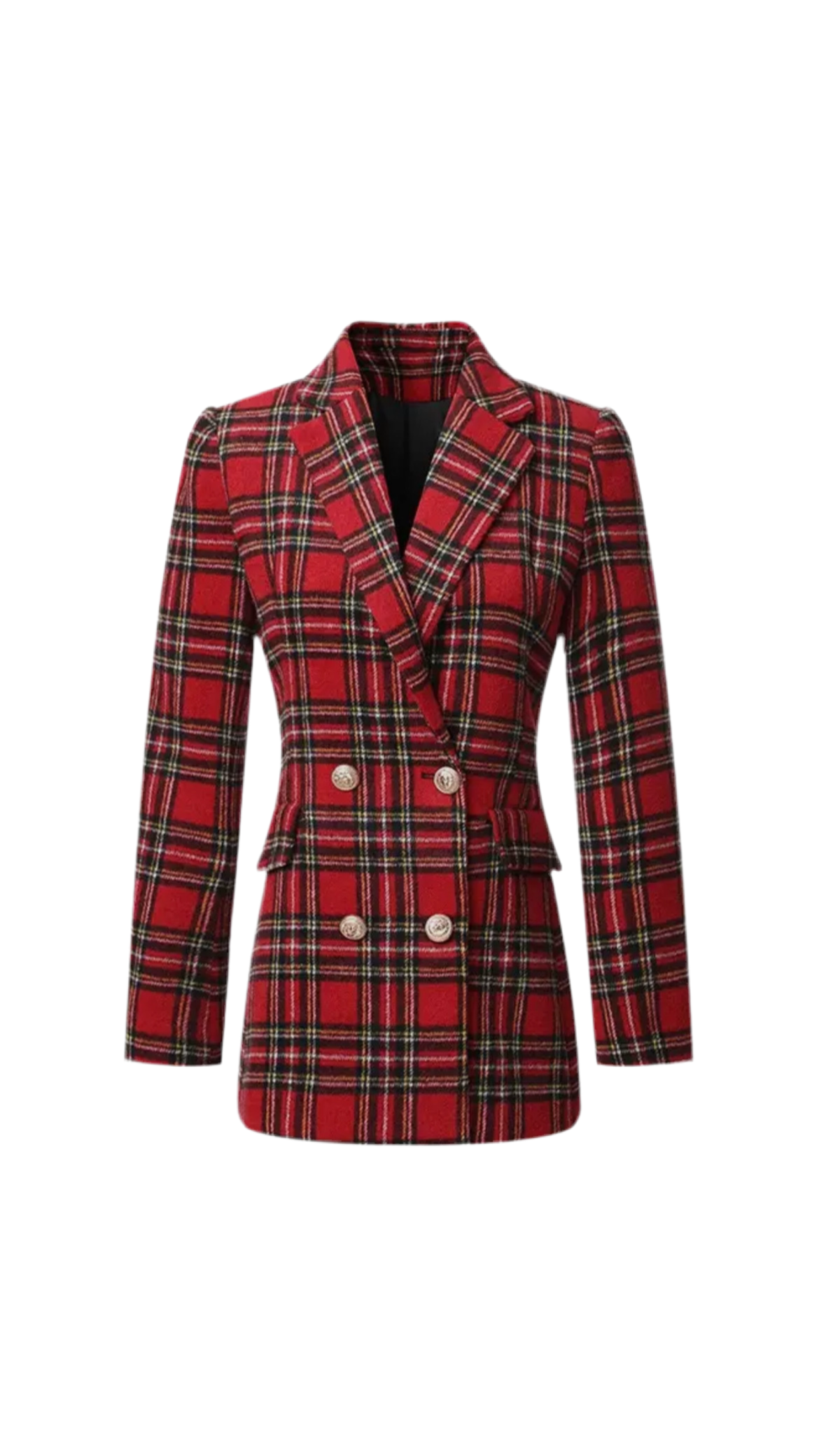 Plaid Tweed Blazer