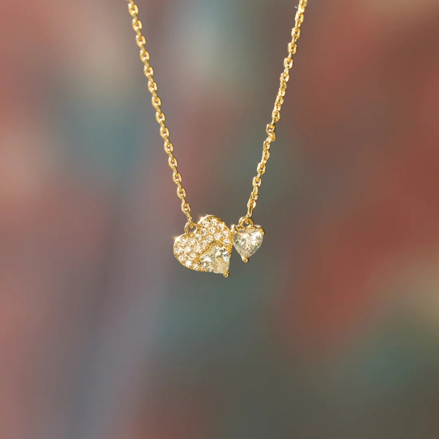 18K Gold-Plated Heart Necklace